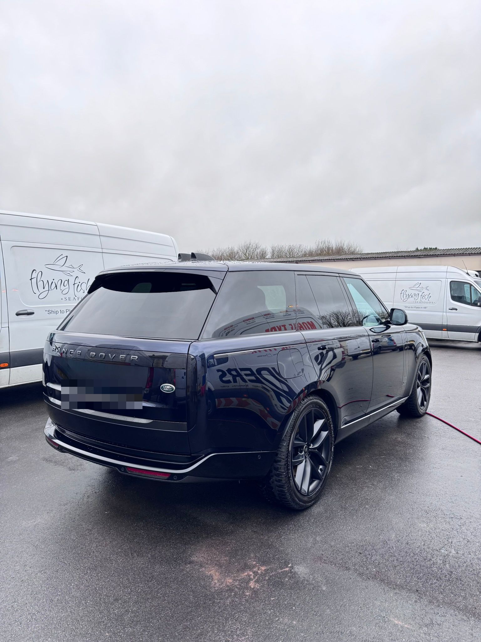 Range Rover after exterior valet — showroom finish