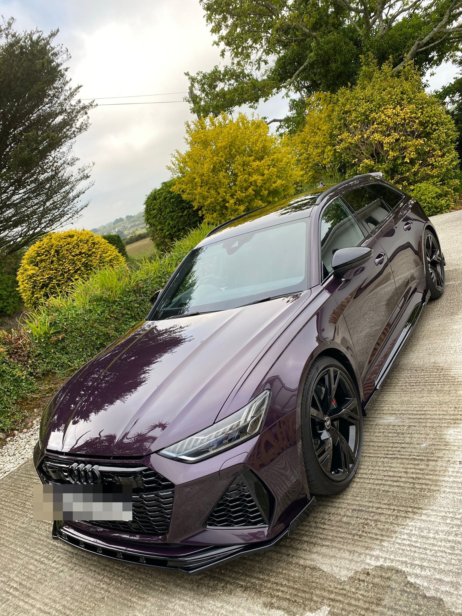 Audi RS6 finished valet by Hatton's Cleaning Services — premium mobile car valeting Cornwall