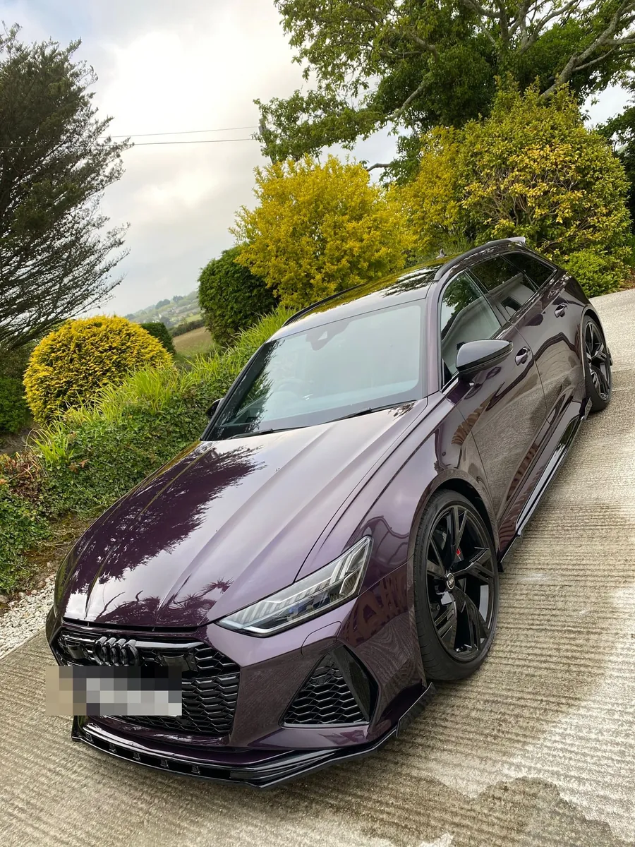 Audi RS6 finished valet by Hatton's Cleaning Services — premium mobile car valeting Cornwall